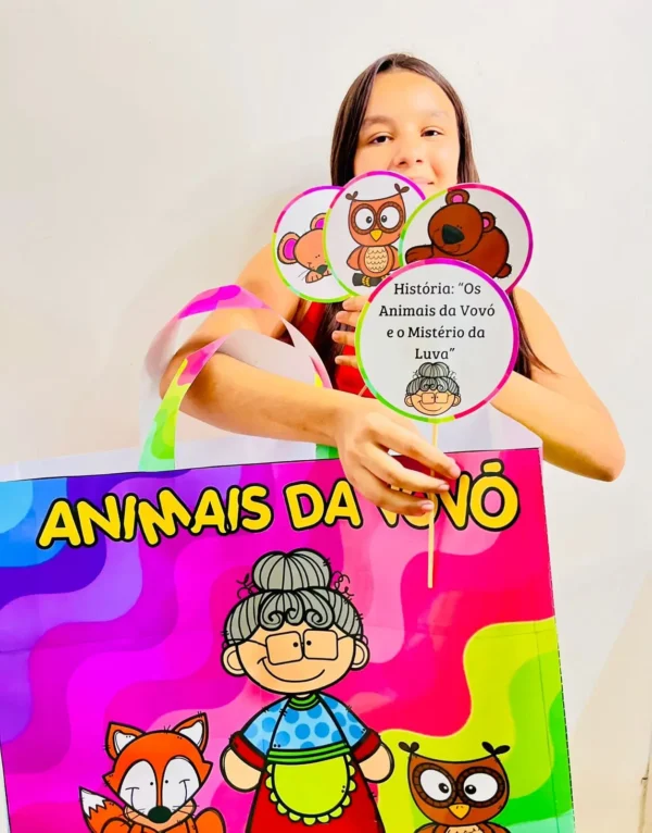 Sacola da Leitura: Os Animais da Vovó
