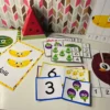 KIT 4 em 1 NUMERAIS DIVERTIDOS DAS FRUTINHAS
