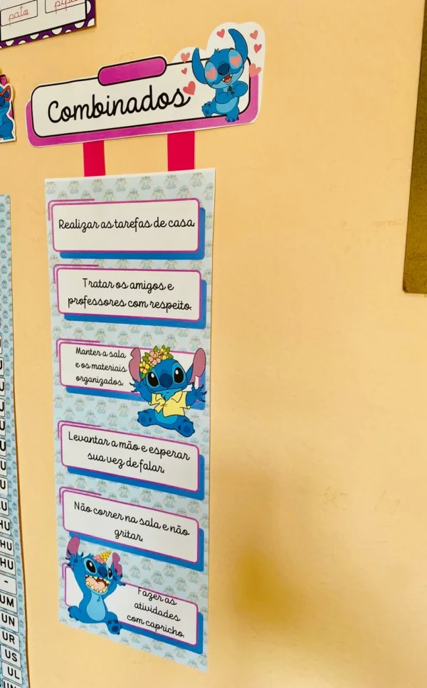 Kit de Decoração para Sala de Aula -Tema Stitch - Image 4